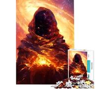 Puzzle de 1000 pièces pour Adolescents Magic Nova Star Space God Activités Amusantes à la Maison Jeu éducatif Difficile et Stimulant pour Les 14 Ans et Plus 50x75cm