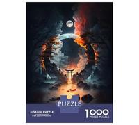 Puzzle De 1000 Pièces pour Adolescents Magic Portal at Torii Gate Puzzles pour Adultes - Jeu De Réflexion Difficile Et Stimulant À Compléter 70x50cm/1000pcs
