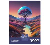 Puzzle De 1000 Pièces pour Adolescents Magical River Tree Bubble Puzzles pour Adolescents - Jeu Manuel - Une Œuvre d'art - Cadeaux Uniques pour Un Anniversaire Ou Noël 70x50cm/1000pcs