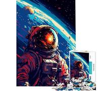 Puzzle de 1000 pièces pour Adolescents Magnifique Jeu d'art pixelisé Spatial Jeu intellectuel et Relaxant idéal pour Les Couples Cadeau Amusant (Taille 50x75cm)