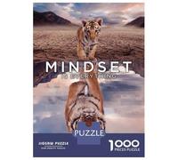 Puzzle De 1000 Pièces pour Adolescents Mindset is Everything Puzzle Adulte Jeu Manuel D'assemblage De Motifs Idéal comme Cadeau 70x50cm/1000pcs