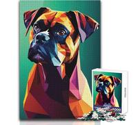 Puzzle de 1000 pièces pour Adolescents : Mon Chien Boxer Un Jeu Unique et Amusant, Une véritable œuvre d'art à Offrir Dimensions : 38x52cm