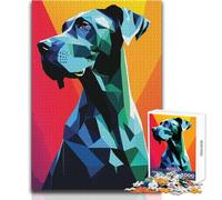 Puzzle de 1000 pièces pour Adolescents - Mon Chien, Un Grand Danois - Jeu éducatif, Amusant et Original - Cadeau d'anniversaire - Dimensions:38x52cm
