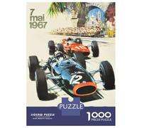 Puzzle De 1000 Pièces pour Adolescents Monaco Grand Prix 1967 Puzzle Jeu Manuel Difficile Difficile Cadeaux pour Les Amis Et La Famille 70x50cm/1000pcs