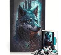 Puzzle de 1000 pièces pour Adolescents Monde enchanté des Loups Jeux éducatifs Analyse et logique Cadeau d'anniversaire 38x52cm