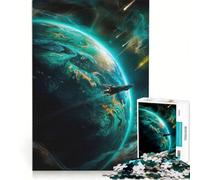 Puzzle de 1000 pièces pour Adolescents Monde Vert étrange Jeu Manuel améliore la mémoire Cadeau pour Les Amis et la Famille 38x26cm