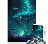 Puzzle de 1000 pièces pour Adolescents Mondes mystiques et océan Décoration intérieure Jouet Jeu Familial Interaction Parent-Enfant Dimensions 50x75cm