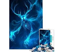 Puzzle de 1000 pièces pour Adolescents Monstre Wendigo Jouets éducatifs et Amusants pour Toute la Famille Idée Cadeau (Dimensions 75x50cm)