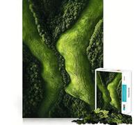 Puzzle de 1000 pièces pour Adolescents Montagnes des Carpates,Roumanie,Vallée,Jeu serré,Concentration,Amusant,Loisirs,Temps de détente,Décoration Murale de Noël (38x26cm)