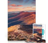 Puzzle de 1000 pièces pour Adolescents,Montagnes des Carpates,Ukraine,Jeu aux Bords Nets,Casse-tête cognitif,Jeu de détente,Décoration de Noël,Cadeau (50x75cm)