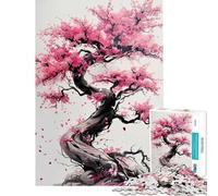 Puzzle de 1000 pièces pour Adolescents Motif Abstrait Floral idéal pour se détendre se détendre décorer et s'amuser à la Maison (Dimensions 38x52cm)