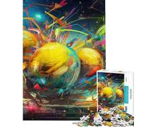 Puzzle de 1000 pièces pour Adolescents Motif Abstrait Spatial Puzzle pour Adultes décoration Murale activité Amusante et Humoristique à Faire à la Maison (Taille 50x75cm)