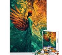 Puzzle de 1000 pièces pour Adolescents Motif Ange Art varié Post-impressionnisme Jeu Relaxant pour Toute la Famille décoration intérieure pour Toute la Famille (38x26cm)