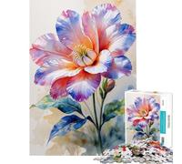 Puzzle de 1000 pièces pour Adolescents Motif Aquarelle Florale activités ludiques à la Maison Jeux familiaux adaptés aux 14 Ans et Plus (50x75cm)
