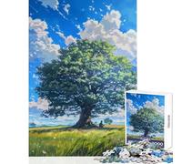 Puzzle de 1000 pièces pour Adolescents, Motif Arbre majestueux Traditionnel, décoration intérieure, Jouet et idée Cadeau éducatif pour Un Anniversaire ou Noël, Dimensions 38x26 cm