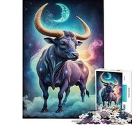 Puzzle de 1000 pièces pour Adolescents Motif Astral fantaisiste Un défi à relever pour s'amuser en Famille Un Jouet Anti-Stress pour Les 14 Ans et Plus (38x52cm)