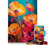 Puzzle de 1000 pièces pour Adolescents Motif Bouton d'or Surréalisme Jeu précis et Amusant Loisirs Décoration Murale de Noël (38x52cm)
