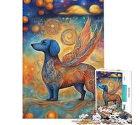 Puzzle de 1000 pièces pour Adolescents Motif Chien idéal pour Un Anniversaire ou Noël Jeu Impossible à Commencer par 14 Ans (38x52cm) Jeu de Puzzle Amusant en Famille