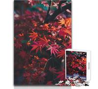 Puzzle de 1000 pièces pour Adolescents, Motif Feuilles d'érable du Japon, Jeu éducatif, défi Difficile, pour Un échange de Cadeaux 38x26cm