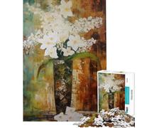Puzzle de 1000 pièces pour Adolescents Motif Fleurs à Peindre activité ludique à Faire à la Maison décoration Parfaite Jeu de réflexion pour Les 14 Ans et Plus (38x26cm)