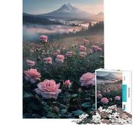 Puzzle de 1000 pièces pour Adolescents Motif Fleurs de Montagne idéal pour Un Anniversaire ou Noël Jeu Impossible à Commencer par 14 Ans (38x26cm) Jeu de Puzzle Amusant en Famille