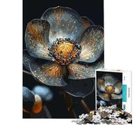 Puzzle de 1000 pièces pour Adolescents Motif Floral Abstrait Jeu Manuel et éducatif pour Un Père Noël Secret Passe-Temps Pendant Les Vacances à la Maison (Dimensions 38x52cm)