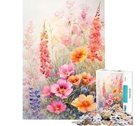 Puzzle de 1000 pièces pour Adolescents Motif Floral enchanté idéal pour Un Anniversaire ou Noël Décoration Murale stimulante À partir de 14 Ans (50x75cm)