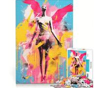 Puzzle de 1000 pièces pour Adolescents, Motif Graffiti d'anges Pop Art, Jeu éducatif, décoration Murale, idéal comme Cadeau 38x26cm