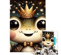 Puzzle de 1000 pièces pour Adolescents Motif Grenouille Mignon et fantaisiste activités Amusantes à la Maison Jeu éducatif d'assemblage de Motifs pour Les 14 Ans et Plus Jeu de Puzzle proposé 38x52cm