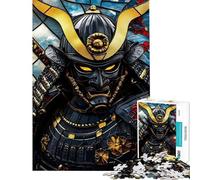 Puzzle de 1000 pièces pour Adolescents Motif Guerrier samouraï à Monter soi-même Un Cadeau Unique et Artistique pour Un Anniversaire ou Noël (38x26cm)