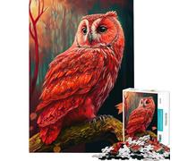 Puzzle de 1000 pièces pour Adolescents Motif Hibou pour s'amuser à la Maison Jeu éducatif et décoratif Mural adapté aux Personnes de 14 Ans et Plus (38x26cm)