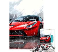 Puzzle de 1000 pièces pour Adolescents Motif LaFerrari Coupé idéal pour Un Anniversaire ou Noël Jeu éducatif Amusant et Humoristique à partir de 14 Ans Dimensions 38x26cm