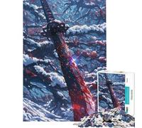 Puzzle de 1000 pièces pour Adolescents Motif Lame de Neige écarlate idéal pour Un Anniversaire ou Noël Jeu éducatif et Amusant pour Toute la Famille à partir de 14 Ans 38x52cm