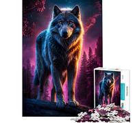 Puzzle de 1000 pièces pour Adolescents Motif Loup-Garou décoration intérieure Jeu d'analyse et de logique Cadeau d'anniversaire Original (38x52cm)