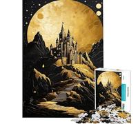 Puzzle de 1000 pièces pour Adolescents Motif Lune enchantée décoration Murale Difficile et stimulante Jeu de Puzzle à Faire soi-même pour Les 14 Ans et Plus (50x75cm)