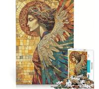 Puzzle de 1000 pièces pour Adolescents, Motif mosaïque d'anges, Jeu éducatif, Difficile, Cadeau d'anniversaire ou de Voyage 38x52cm