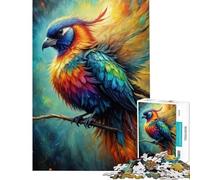 Puzzle de 1000 pièces pour Adolescents Motif Oiseau Arc-en-Ciel activités ludiques à la Maison Jouet éducatif pour Les 14 Ans et Plus (38x26cm)