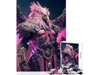 Puzzle de 1000 pièces pour Adolescents Motif Oiseau Rose du Ciel Jouet éducatif idée Cadeau Jeu pour renforcer Les Liens Entre Couples Dimensions 38x52cm