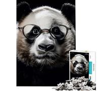 Puzzle de 1000 pièces pour Adolescents Motif Panda Mignon défi intellectuel Jouet addictif Jeu Relaxant pour Toute la Famille Cadeau Artistique (Dimensions 38x52cm)