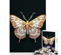 Puzzle de 1000 pièces pour Adolescents Motif Papillon doré Décoration intérieure Jouet pour se détendre et relever Un défi éducatif Dimensions 38x52cm
