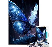 Puzzle de 1000 pièces pour Adolescents Motif Papillon néon idéal pour Un Anniversaire ou Noël Jeu Impossible à Commencer par 14 Ans (50x75cm) Jeu de Puzzle Amusant en Famille