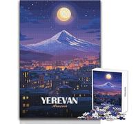 Puzzle de 1000 pièces pour Adolescents, Motif Paysage Nocturne, fabriqué à Erevan, en Arménie Jeu intellectuel, Amusant et Artistique, idéal comme Cadeau Dimensions:38x52cm