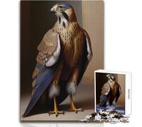 Puzzle de 1000 pièces pour Adolescents, Motif Peinture à l'huile Shaheen Falcon, Jeu Pratique, Cadeau pour Femmes, Jouet Anti-Stress, Dimensions : 50x75cm