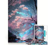 Puzzle de 1000 pièces pour Adolescents, Motif pétales translucides, idéal pour se concentrer, s'amuser et se détendre Cadeau de Noël Amusant (50x75cm)
