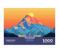Puzzle De 1000 Pièces pour Adolescents Mount Everest Sunset Puzzles pour Adultes Difficile, Stimulant Et Amusant À Terminer, Un Jeu Familial Amusant 70x50cm/1000pcs
