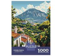 Puzzle De 1000 Pièces pour Adolescents Mount Pico Portugal Puzzle Adulte Jeu Manuel Amusant Et Humoristique Interaction Parent-Enfant 52x38cm/1000pcs