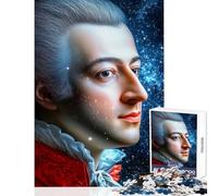 Puzzle de 1000 pièces pour Adolescents Mozart avec étoiles Jeu Manuel Décoration Parfaite Jouet éducatif Entraîne Ton Cerveau et ta dextérité (38x26cm)