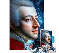 Puzzle de 1000 pièces pour Adolescents Mozart avec étoiles Puzzle pour Adultes Jeux relaxants Défi Difficile Cadeaux de Noël et d'anniversaire (Dimensions 38x26cm)
