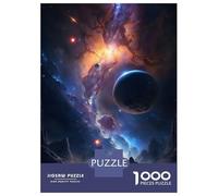Puzzle De 1000 Pièces pour Adolescents Mysterious Universe Puzzle Adulte Jeu Manuel Amusant Et Humoristique Interaction Parent-Enfant 38x26cm/1000pcs