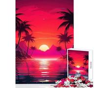 Puzzle de 1000 pièces pour Adolescents Mystic Synthwave Odyssey Jeu éducatif Idée Cadeau d'anniversaire Casse-tête Difficile et Stimulant Dimensions 38x52cm